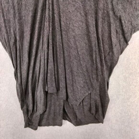Vince Tunic Top Womens Size XS Dark Gray Dolman Short Sleeve V-Neck - Picture 3 of 10